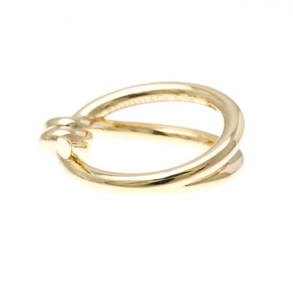 Tiffany Double Knot Ring Pink Gold (18K) Fashion No Stone Band Ring Pink Gold - Picture 2 of 9